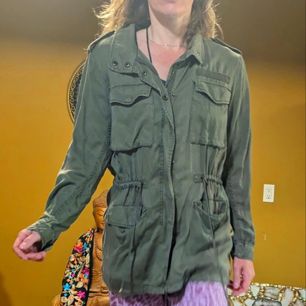 Light weight green jacket